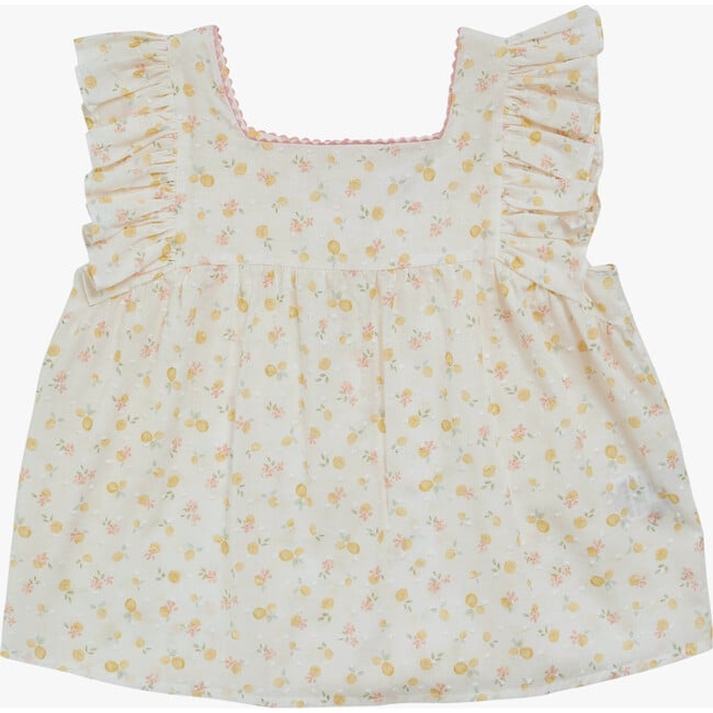 Clelia Top Printed Plumetis