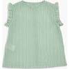 Noemie Top Mint Stripe Crepon - Blouses - 4 - thumbnail