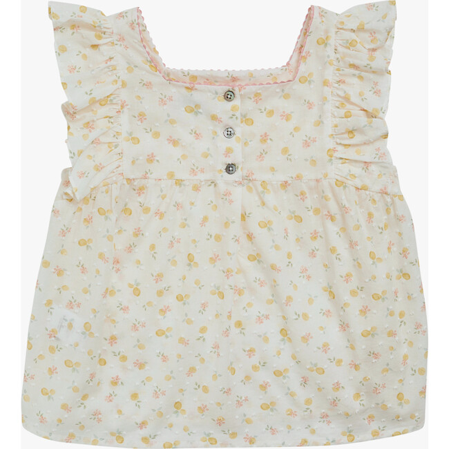 Clelia Top Printed Plumetis