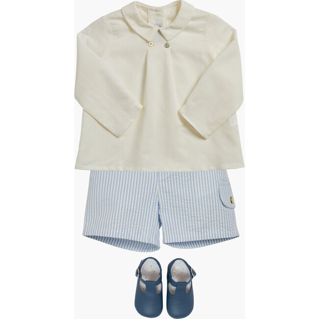 Elliot Short Blue Seersucker