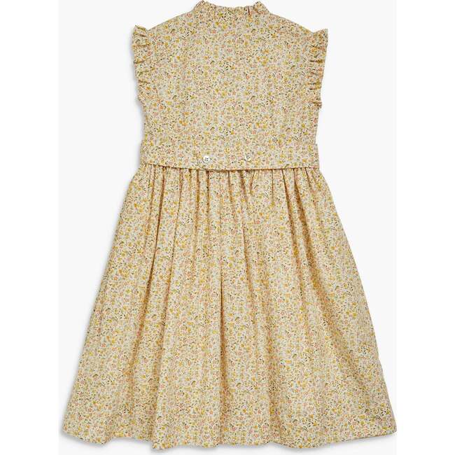 Hydrangea Dress Yellow Green Floral - Dresses - 4
