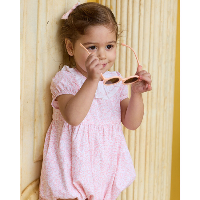 Bubble Romper Pink Minifloral