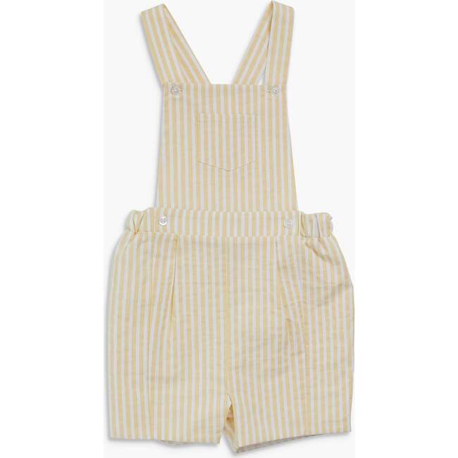 Albert Dungaree Yellow Stripe Seersucker