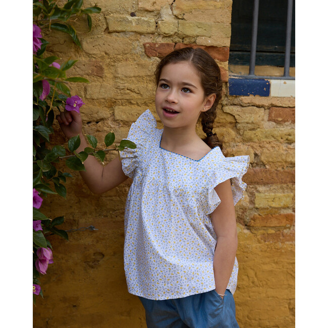 Clelia Top Lemon Print