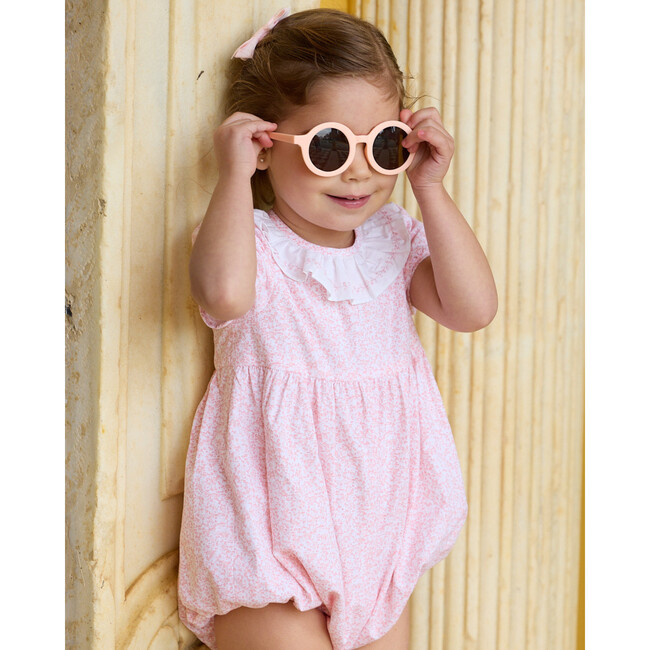 Bubble Romper Pink Minifloral - Rompers - 3