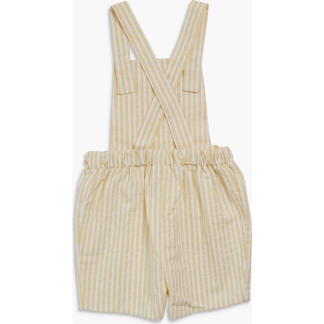 Albert Dungaree Yellow Stripe Seersucker