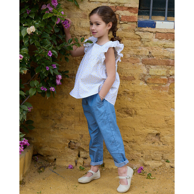 Clelia Top Lemon Print - Blouses - 3