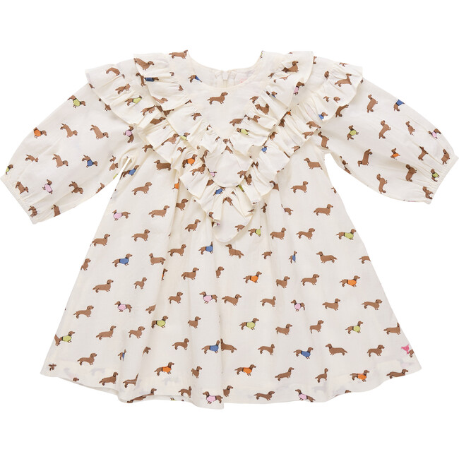 Girls Everly Dress - Dachshunds In Sweaters Dachshunds in Sweaters