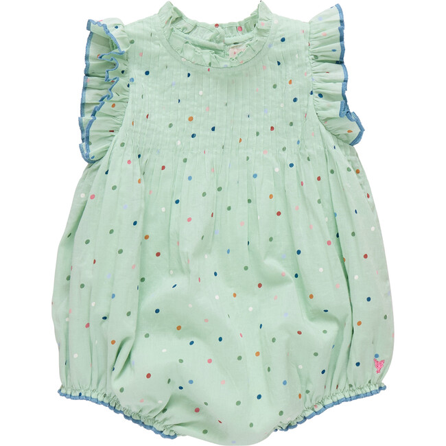 Baby Girls Jaipur Bubble- Pastel Green Polka Dot Pastel Green Polka Dot