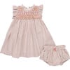 Baby Girls Stevie Dress - Tawny Brown Stripe Tawny Brown Stripe - Dresses - 1 - thumbnail