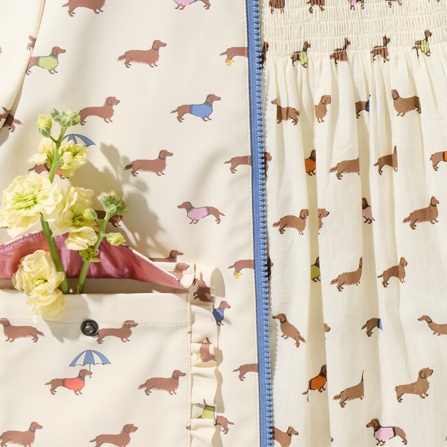 Girls Rafa Reversible Raincoat - Rainy Day Dachshunds Rainy Day Dachshunds - Raincoats - 4