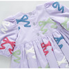 Girls Brooke Dress - Lavender Multi Bow Applique Lavender Multi Bow Applique - Dresses - 2