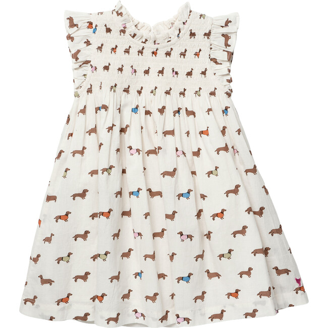 Girls Stevie Dress - Dachsunds in Sweaters Dachshunds in Sweaters