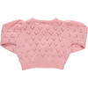 Girls Sadie Sweater - Pink Pink Sadie - Sweaters - 2 - thumbnail