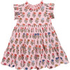 Girls Jennifer Dress - Multi Flower Drop Multi Flower Drop - Dresses - 1 - thumbnail