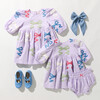 Girls Brooke Dress - Lavender Multi Bow Applique Lavender Multi Bow Applique - Dresses - 4