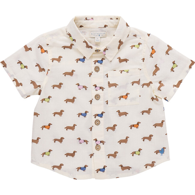 Boys Jack Shirt - Dachshunds In Sweaters Dachshunds in Sweaters