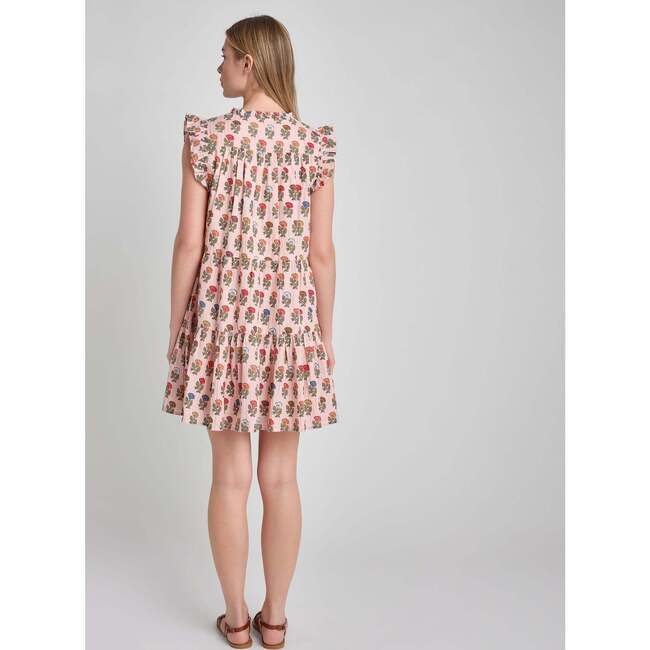 Womens Kalani Dress - Multi Flower Drop Multi Flower Drop