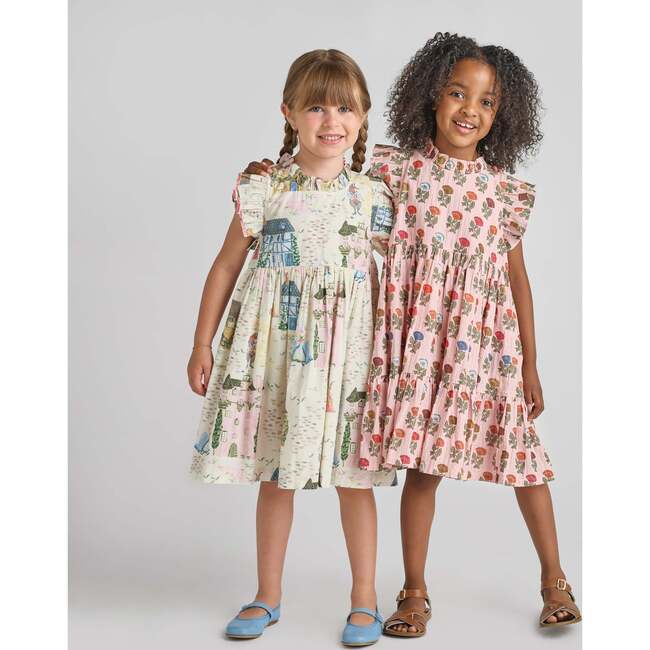 Girls Jennifer Dress - Multi Flower Drop Multi Flower Drop - Dresses - 3