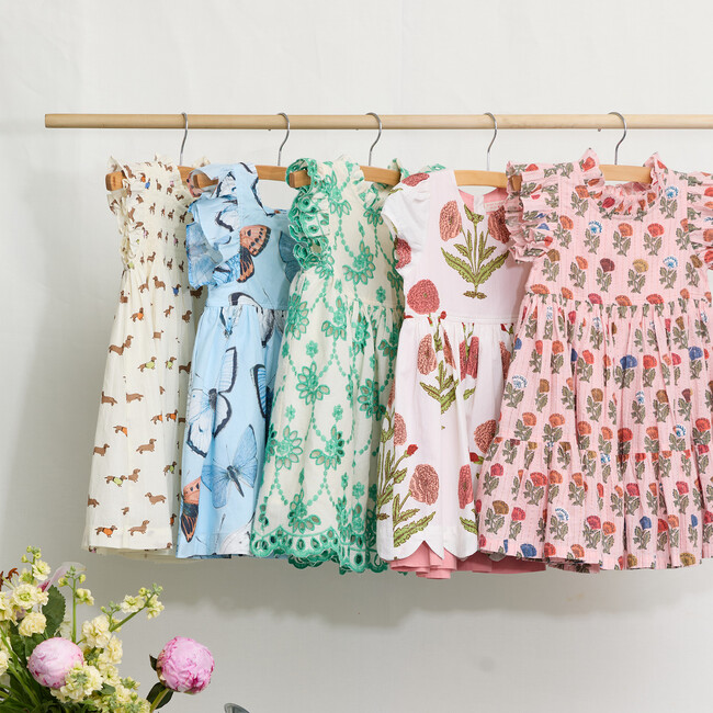 Girls Jennifer Dress - Multi Flower Drop Multi Flower Drop - Dresses - 5