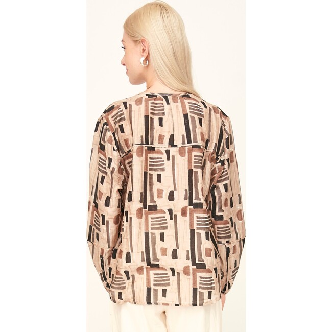 Dakota Blouse, Sand Labyrinth - Blouses - 3