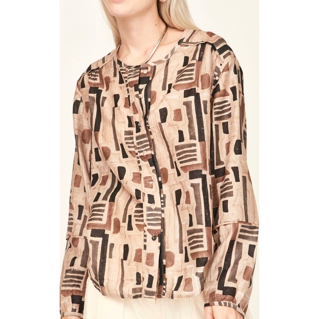 Dakota Blouse, Sand Labyrinth - Blouses - 4