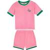 BONTON Livia Terry Shorts Set, Rose Fiesta - Mixed Apparel Set - 1 - thumbnail