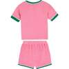 BONTON Livia Terry Shorts Set, Rose Fiesta - Mixed Apparel Set - 2 - thumbnail