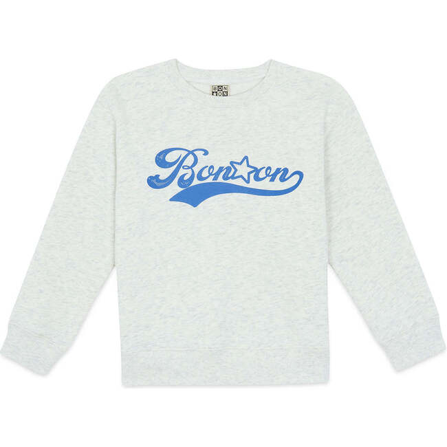 BONTON Smile Bonton Sweatshirt, Gris Chine