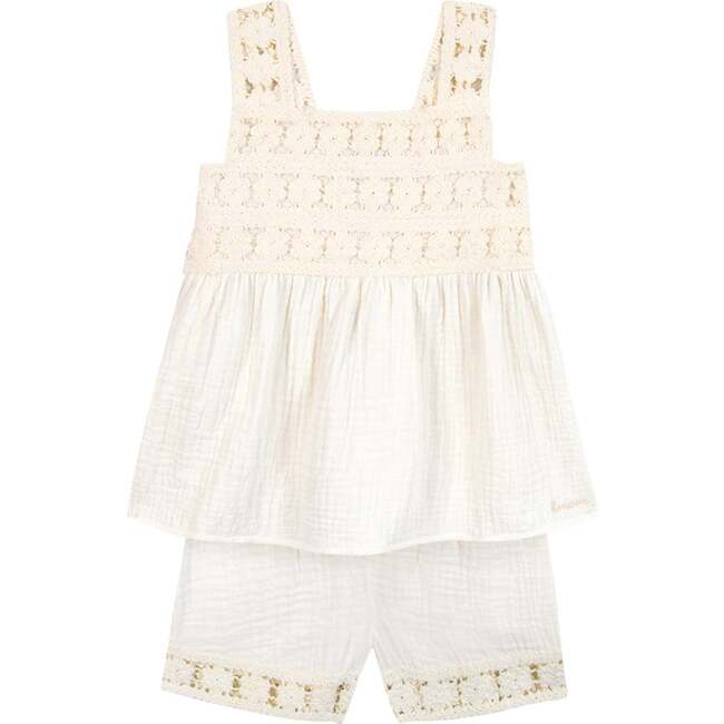 BONTON Nouki Crochet Set, Ecru Bonton