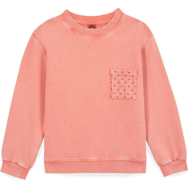 BONTON Narciss Star Pocket Sweatshirt, Rose Sunset