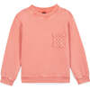 BONTON Narciss Star Pocket Sweatshirt, Rose Sunset - Sweatshirts - 1 - thumbnail