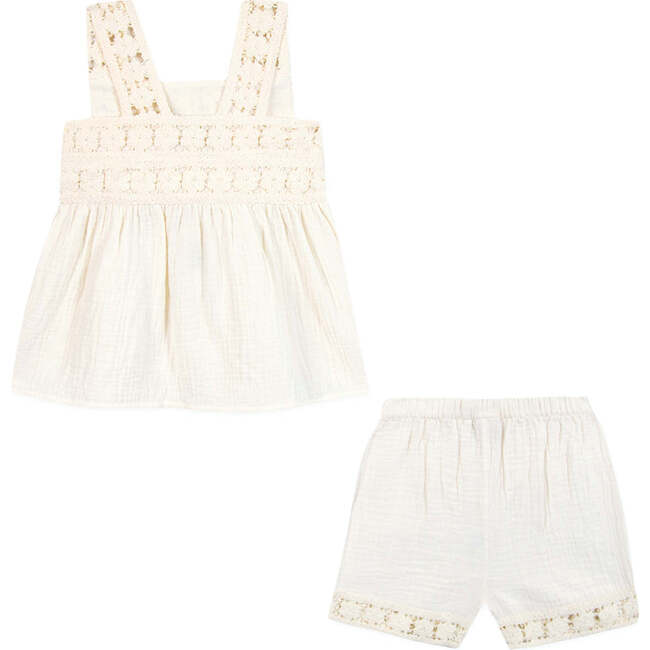 BONTON Nouki Crochet Set, Ecru Bonton