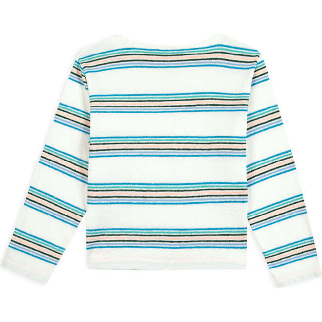 BONTON Rainbow Stripe T-Shirt, Ecru Bonton