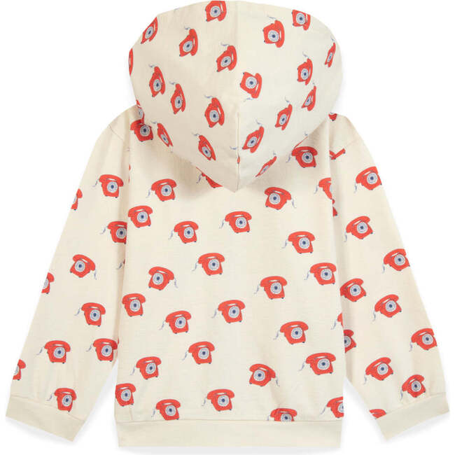 BONTON Retro Phone Hoodie, Red