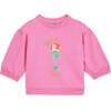 BONTON Chilled Milk Baby Sweatshirt, Rose Fiesta - Sweatshirts - 1 - thumbnail