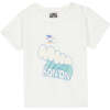 BONTON Tuba Wave Baby T-Shirt, Ecru Bonton - T-Shirts - 1 - thumbnail