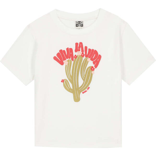 BONTON Tubo Viva T-Shirt, Ecru Bonton