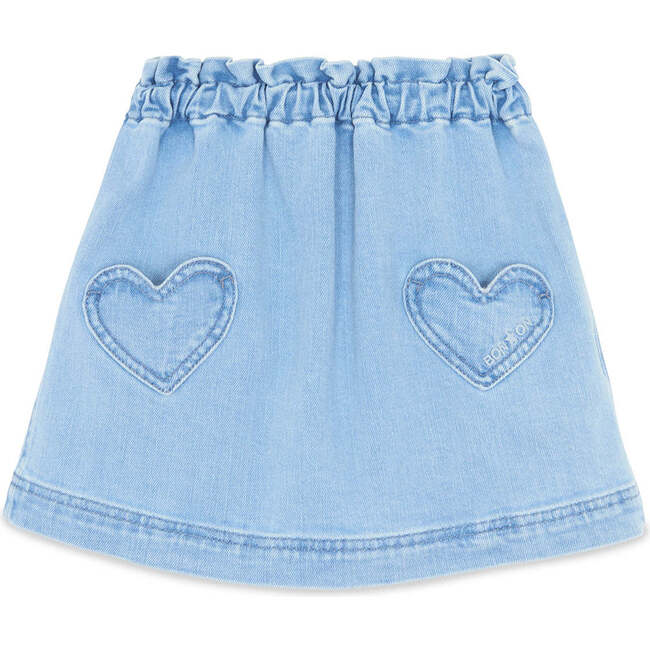 BONTON Douchka Skirt, Denim Blanchi