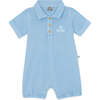 BONTON Lewis Baby Romper, Bleu Azul - Rompers - 1 - thumbnail