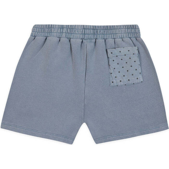 BONTON Lolo Star Pocket Shorts, Bleu Bebe