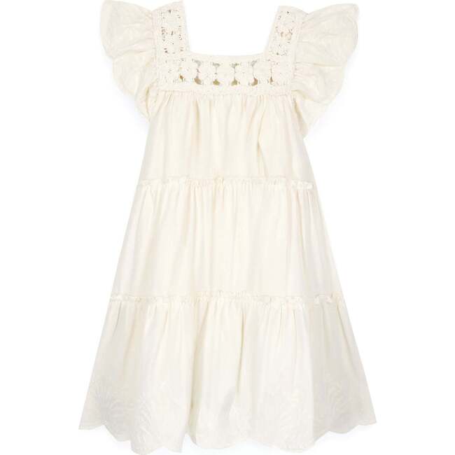 BONTON Nereide Dress, Ecru Bonton