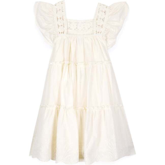 BONTON Nereide Dress, Ecru Bonton