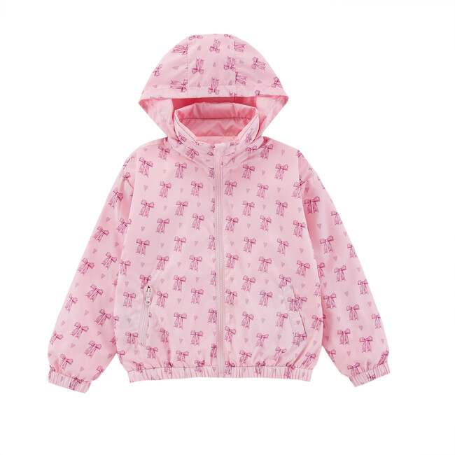 Max Reversible Rain Jacket Windbreaker, Lovely Bow