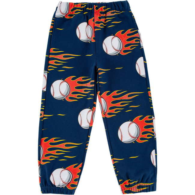 Soft Fleece Jogger, Baseball Fire