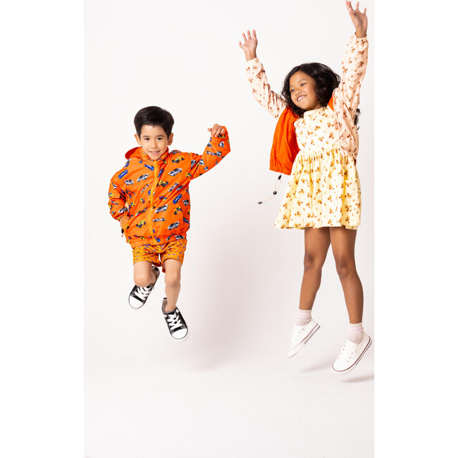 Max Reversible Rain Jacket Windbreaker, Hot Rod