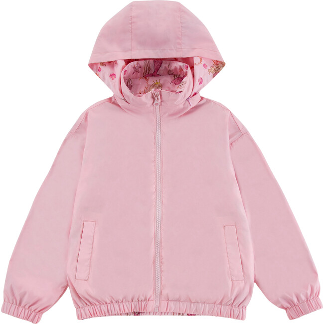 Max Reversible Rain Jacket Windbreaker, Mermaids - Raincoats - 4