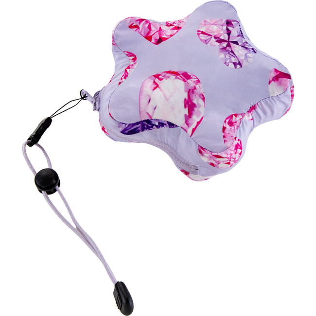 Max Reversible Rain Jacket Windbreaker, Diamonds - Raincoats - 5