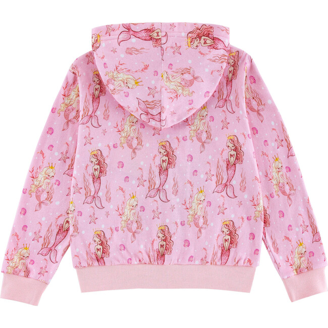 Soft Fleece Zip-up Hoodie, Mermaid