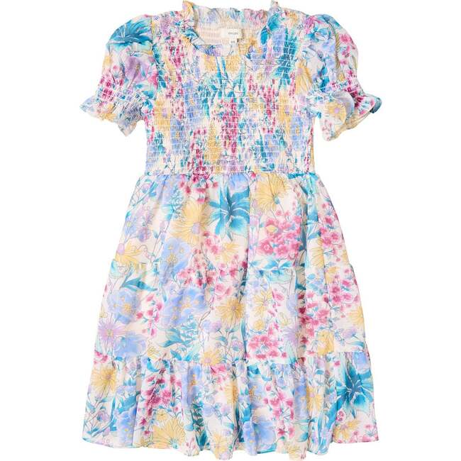 Mini Cordelia Dress in Pretty Plumeria